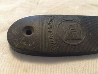 Vintage Iver Johnson Owl Head Rifle Buttplate 3