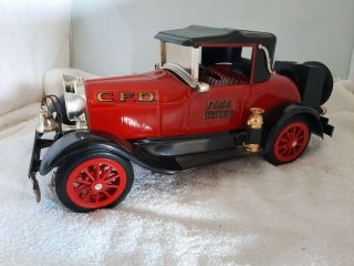 Vintage Jim Beam Fire Chief Decanter 1928 Model A Car Ford