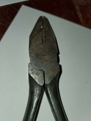 Crescent Tool Co.  Model 50 - 6 Lineman Pliers,  Side Cutter,  Vintage Tl - 13 Made Usa