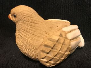 Vintage Artesania Rinconada Dove Hand Carved Clay Figurine 2