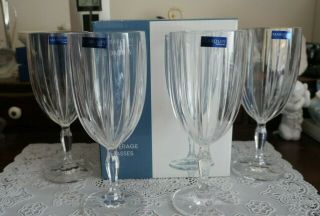 Vintage Marquis By Waterford Omega Set Of 4 Iced Beverage Glasses,  Germany