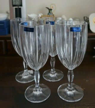 VINTAGE Marquis by Waterford Omega Set of 4 Iced Beverage Glasses,  Germany 3