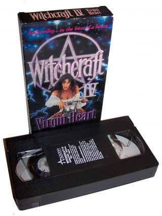 Vintage 1992 Witchcraft Iv Virgin Heart Vhs Video Cassette Horror Movie