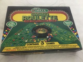 Vintage Nick The Greek Casino Roulette Craps Chuck - A - Luck Game 1978