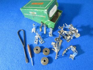 Vintage Singer 306 & 319 Sewing Machine Complete Attachment Set 160977