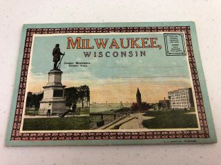 Vintage Milwaukee,  Wisconsin Kropp Co.  Souvenir Card Set
