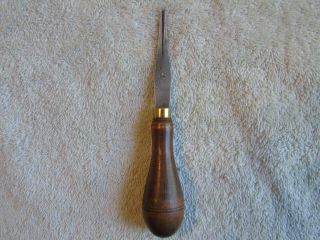 Vintage Leather Tool 1 C S Osborne Saddlers Carving Tool 1/16 "