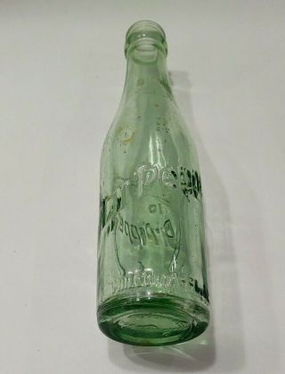 Vintage Dr.  Pepper 10 - 2 - 4,  6 Oz.  Glass Soda Bottle,  Duraglas