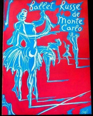 Vintage Ballet Russe De Monte Carlo Program 1947