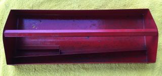 Vintage Craftsman Tool Box Socket Tray 17 & 1/4 Inch Long And 7 Inches Wide