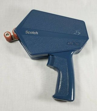 Scotch Brand Atg 752 Adhesive Applicator Vintage Tape Gun Model 18300