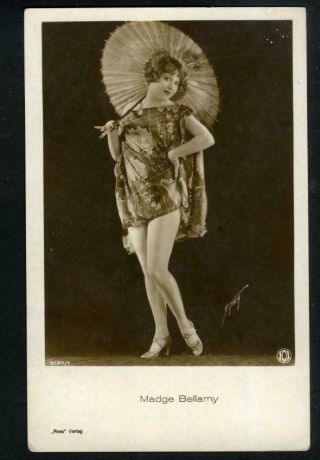 Vintage Madge Bellamy German Ross Postcard 1920 