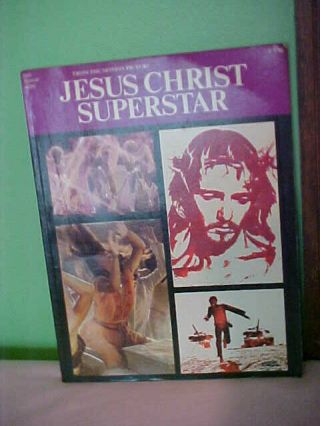 Vintage 1970 Dell Jesus Christ Superstar Soft Cover Book From The Motion Picture