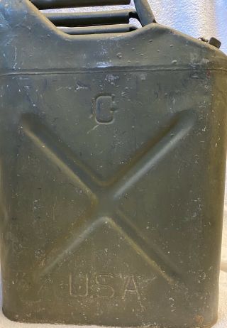 vintage military jerry can with spout 2