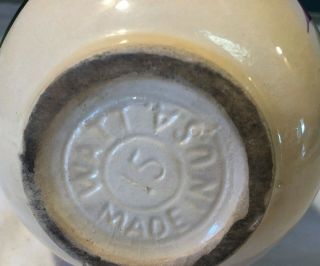 Vintage Watt Pottery Teardrop Redbud 15 Small Cream Pitcher 51/2 