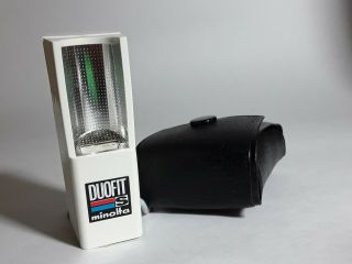 Minolta Duofit - S Flashgun Vintage Two - Way Sync Cord/cordless System For Ag Bulbs