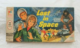 Vintage 1965 Lost In Space Tv Show Board Game Milton Bradley Complete