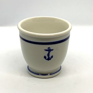 Vintage Shenango China Us Navy Fouled Anchor Watch Cup