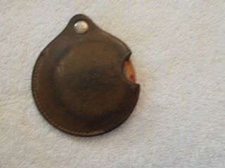 Vintage Pocket Magnifying Glass With Leather Case