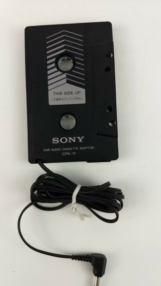Genuine/oem Sony Cpa - 11 Car Audio Cassette Tape Adapter -