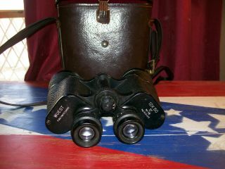 Vintage Wuest Binoculars W/ Case M - 18 12x50 War Issue?