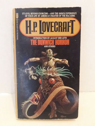 Vintage H P.  Lovecraft The Dunwich Horror And Others Paperback Vintage