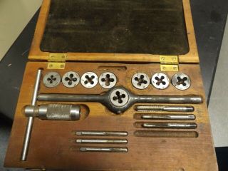 Vintage Greenfield Wiley & Russel Tools - Tap And Die Set
