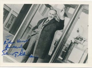 Edward G.  Robinson - Vintage Matte Finish Signed Photograph