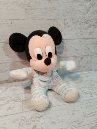 Vintage Disney Mattel Arco Toys Baby Mickey Mouse Lovey 11 