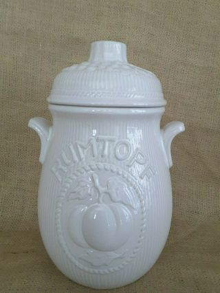 Rumtopf Vintage German Crock/fermenting Fruit Jar W/lid
