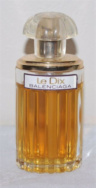 Vintage Le Dix Balenciaga Eau De Toilette Spray,  3 Oz.  (50ml)