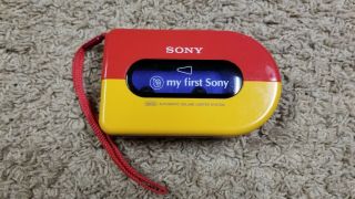 My First Sony Walkman Cassette Player Vintage Wm - 3300 - And