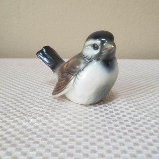 Vintage Goebel Sparrow Bird Figurine Porcelain W Germany Cv73