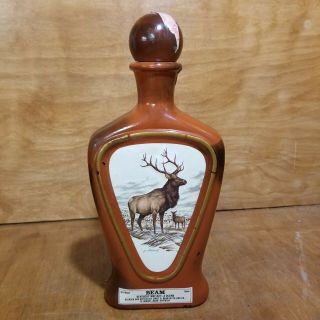 Vintage 1981 Elk Jim Beam Decanter (empty)