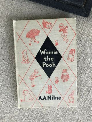 Vintage 1954 Winnie The Pooh Book By A.  A.  Milne