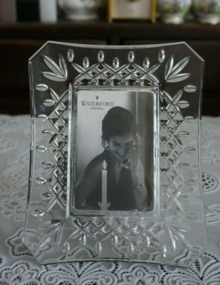 Vintage Waterford Crystal Lismore 2 " X 3 " Picture Frame,  Germany