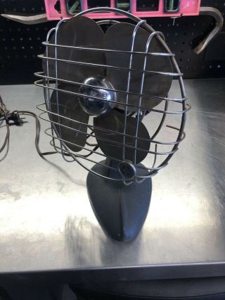 Vintage Monthomery Ward 9” Oscillating Desk Fan