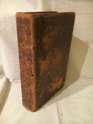 Vintage Leather Illustrated 1831 John Fox Book Of Martyrs Life Sufferings Saints
