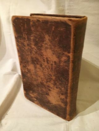 VINTAGE leather illustrated 1831 John Fox Book of Martyrs Life Sufferings Saints 2