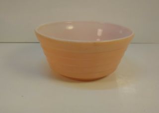 Vintage Hazel Atlas Moderntone Platonite Pink Pastel Cereal Bowl