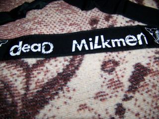 Vintage 1985 THE DEAD MILKMEN LP Art Headband Scarf Banner Bandana Tapestry Flag 2