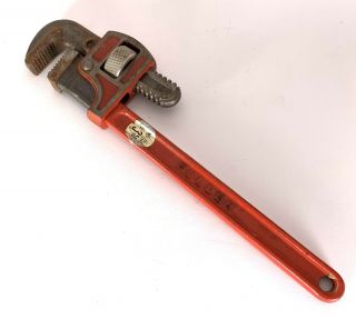 Vintage Fuller Plumbers 14” Pipe Wrench Tool - With Tag