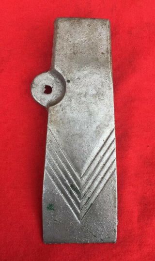 VINTAGE ALUMINUM TREE FELLING WEDGE FOR THE LOGGER OR TREE SERVICE COMPANY 2