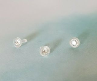 Replacement Diamond Ring & Earrings From Vtg 1985 Dream Glow Barbie