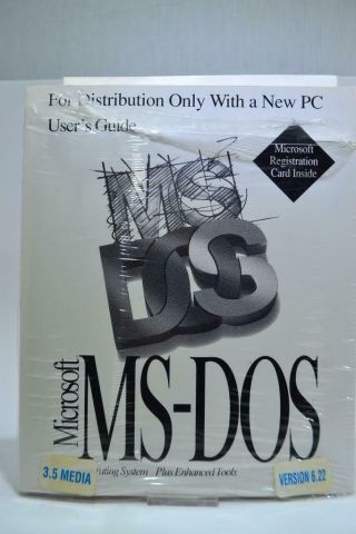 Vintage Microsoft Ms Dos 6.  22 3.  5 " Floppy Disk - Of - R02