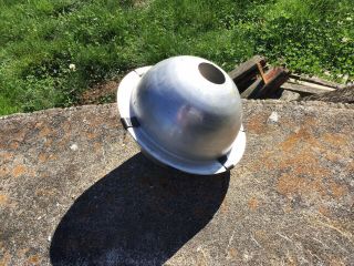 Vtg Round Pourette ? 5 3/4” Wide Candle Mold Soldered Sphere Circle Preper