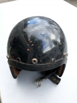 Vintage Motorcycle Helmet.  Agv Valenza.  Ama Group 1.  (large)