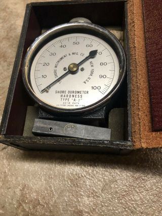 Vintage Shore Durometer Hardness Type A - 2 Tester ASTM D679 - Box & Instructions 3