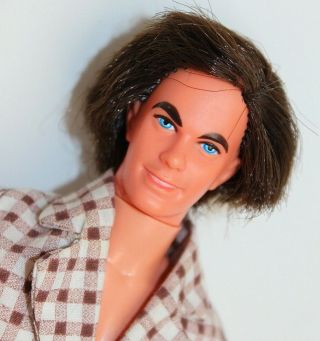 Mod Hair Ken Doll Vtg 1970s Barbie Mattel Bend Leg Rooted Hair