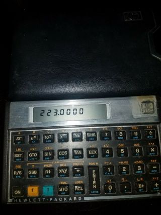 Vintage Hewlett Packard Hp 11c Calculator